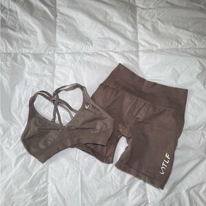 STLF Women's Brown Sports Bra